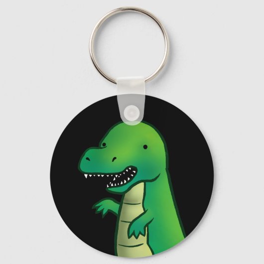 Porte-clés Caricature de Tyrannosaurus Rex Dinosaur (Recto)