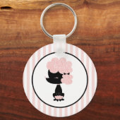 Porte-clés Caricature French Poodle (Recto)