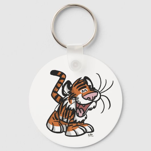 Porte-clés Caricature mignonne Lil'Tiger porte - clé (Recto)