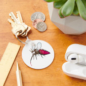 Porte-clés Caricature moustique