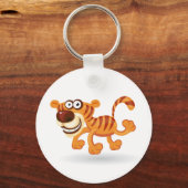 Porte-clés Caricature tigre bébé (Recto)