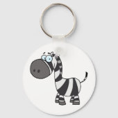 Porte-clés Caricature Zebra (Recto)