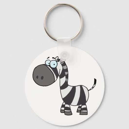 Porte-clés Caricature Zebra (Verso)