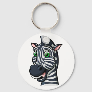 Porte-clés Caricature Zebra