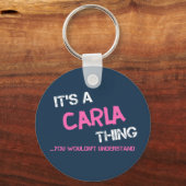 Porte-clés Carla chose que tu ne comprendrais pas (Recto)