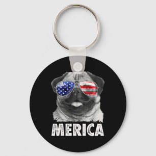 Porte-clés Carlin 4 juillet Chemises Merica Hommes Femmes Éta