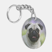 Porte-clés Carlin de faon sur l'alerte (Devant gauche)