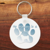 Porte-clés Carlin Grand-chien (Recto)