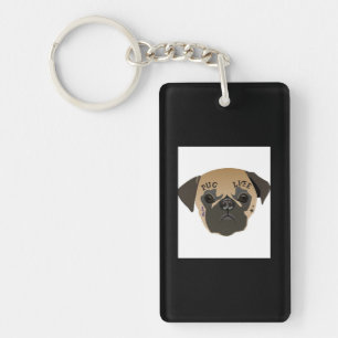 Porte-clés Carlin Life mignon Carlin Lover Cadeau