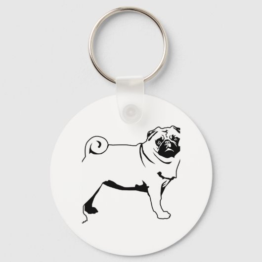Porte-clés Carlin Mops (Recto)