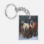 Porte-clés Carlin Noël Festive Saison (Devant gauche)