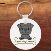 Porte-clés Carlin personnalisé (Recto)