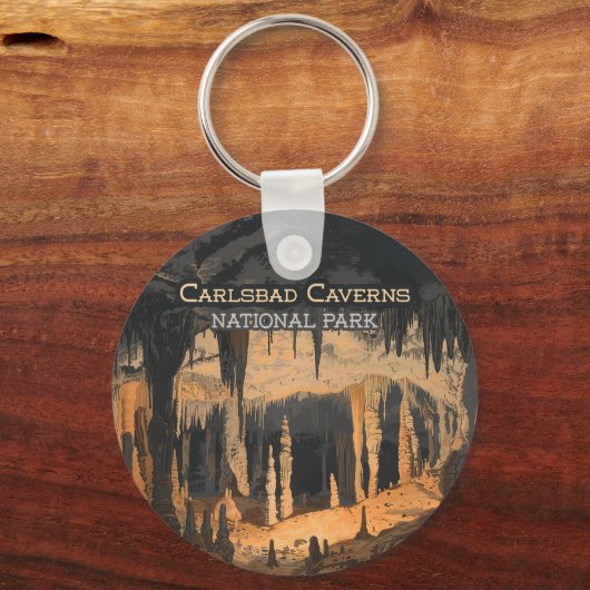 Porte-clés Carlsbad Cavernes Parc national Nouveau-Mexique (Recto)