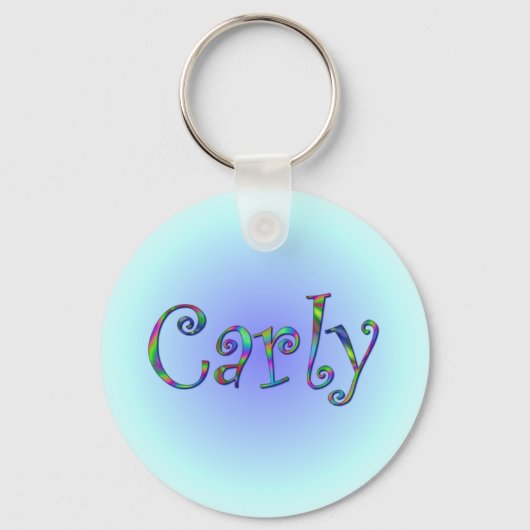 Porte-clés Carly arc-en-ciel (Recto)
