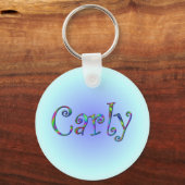 Porte-clés Carly arc-en-ciel (Recto)