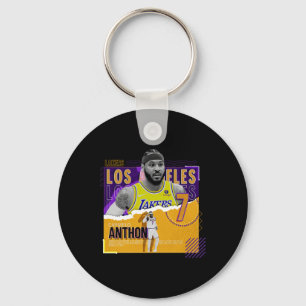 Porte-clés Carmelo-anthony -basketball-papier-affiche-lakers