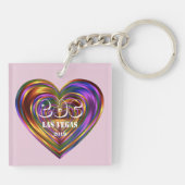 Porte-clés Carnaval de marguerite électrique - Las Vegas 2019 (Dos)