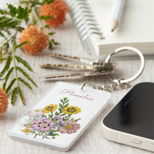 Porte-clés Carnaval des fleurs (Devant droit)