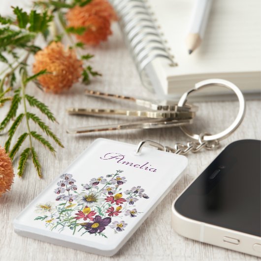 Porte-clés Carnaval des fleurs (Devant droit)