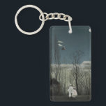 Porte-clés Carnival Evening, Henri Rousseau oil painting 1886<br><div class="desc">Henri Rousseau, oil on canvas, 1886...
oil painting, fine art, traditional art, modern art, landscape, winter, cold, bare trees, carnival, clown, blue, dark, clouds, cloudy, overcast, moon, moonlight, night, nighttime, grey, gray, spooky, gloomy, murky, eclectic, chic, stately, sophisticated, funky, home decor, unique, elegant, quirky, gothic, </div>