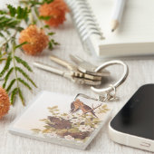 Porte-clés Carolina Pigeon ou Dove en deuil (Devant Droit)