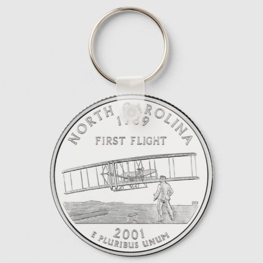 Porte-clés Caroline du Nord (Recto)