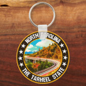 Porte-clés Caroline du Nord (Verso)