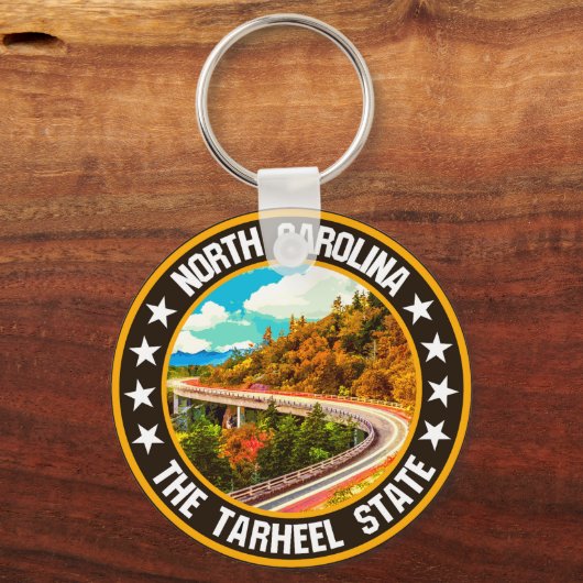 Porte-clés Caroline du Nord (Recto)