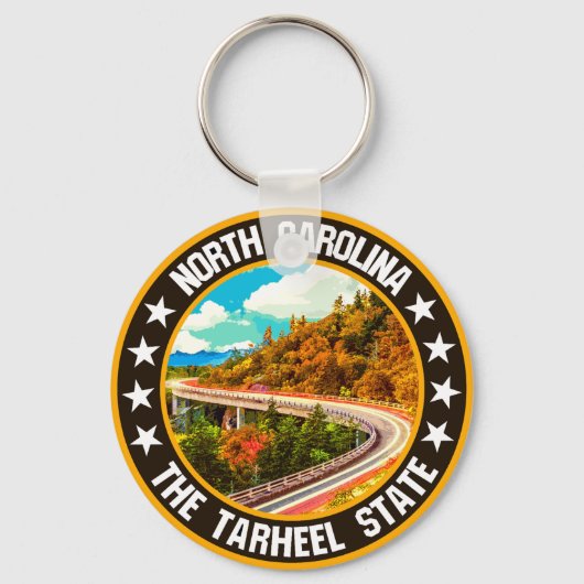 Porte-clés Caroline du Nord (Verso)