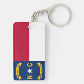 Porte-clés Caroline du Nord (Dos)