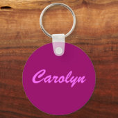 Porte-clés Carolyn, Porte - clé (Recto)