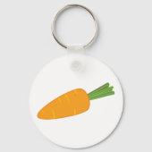 Porte-clés Carotte orange légume (Verso)