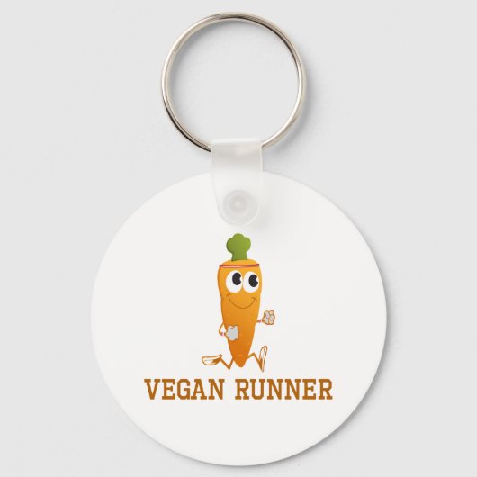 Porte-clés Carotte Vegan Runner (Recto)