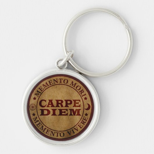 Porte-clés Carpe diem Saisir le jour Memento mori (Devant)