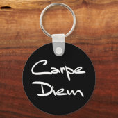 Porte-clés CARPE DIEM Texte Cool moderne (Recto)