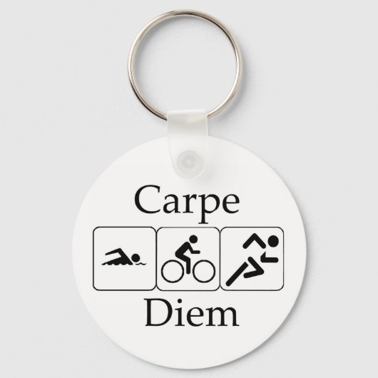 Porte-clés Carpe Diem Triathilon (Recto)
