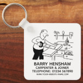 Porte-clés Carpenter et Joiner Porte - clé promotionnel (Recto)