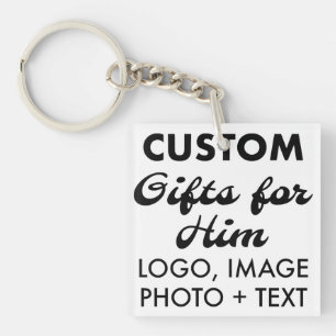 Porte-clés Carré Acrylique Porte - clé Cadeaux personnalisés 
