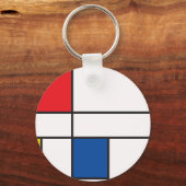 Porte-clés Carré classique (Recto)