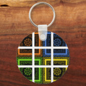 Porte-clés Carré dans une boîte (Recto)