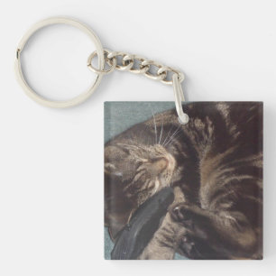 Porte-clés Carré Dave (double face) Porte - clé