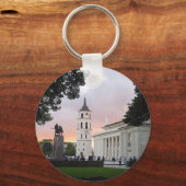 Porte-clés Carré de la cathédrale à Vilnius, LITUANIE — (Recto)