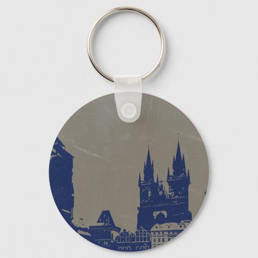 Porte-clés Carré DE LA VIEILLE VILLE DE PRAGUE (Recto)
