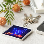 Porte-clés Carré de rouleaux de de roches (Côté)