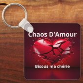 Porte-clés Carré (double face) (Recto)