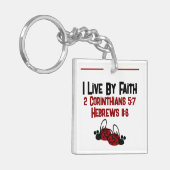 Porte-clés Carré (double face) (Devant gauche)