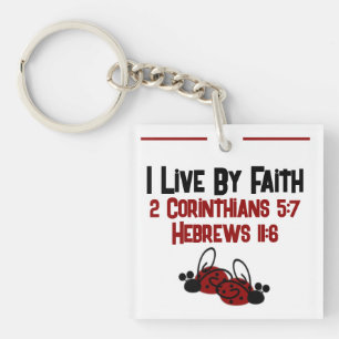 Porte-clés Carré (double face)