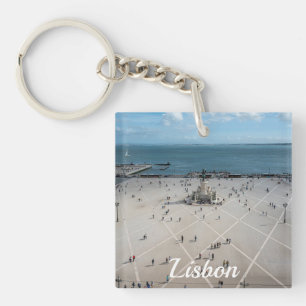 Porte-clés Carré du commerce d'en haut à Lisbonne, Portugal