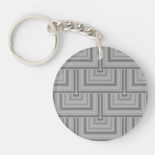 Porte-clés Carré gris