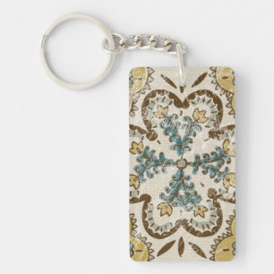 Porte-clés Carré Non-Embelli II de batik
